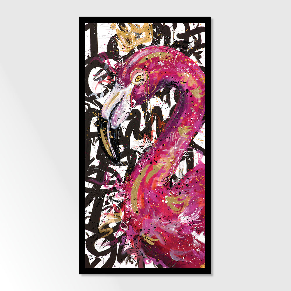 Florence the Flamingo Print