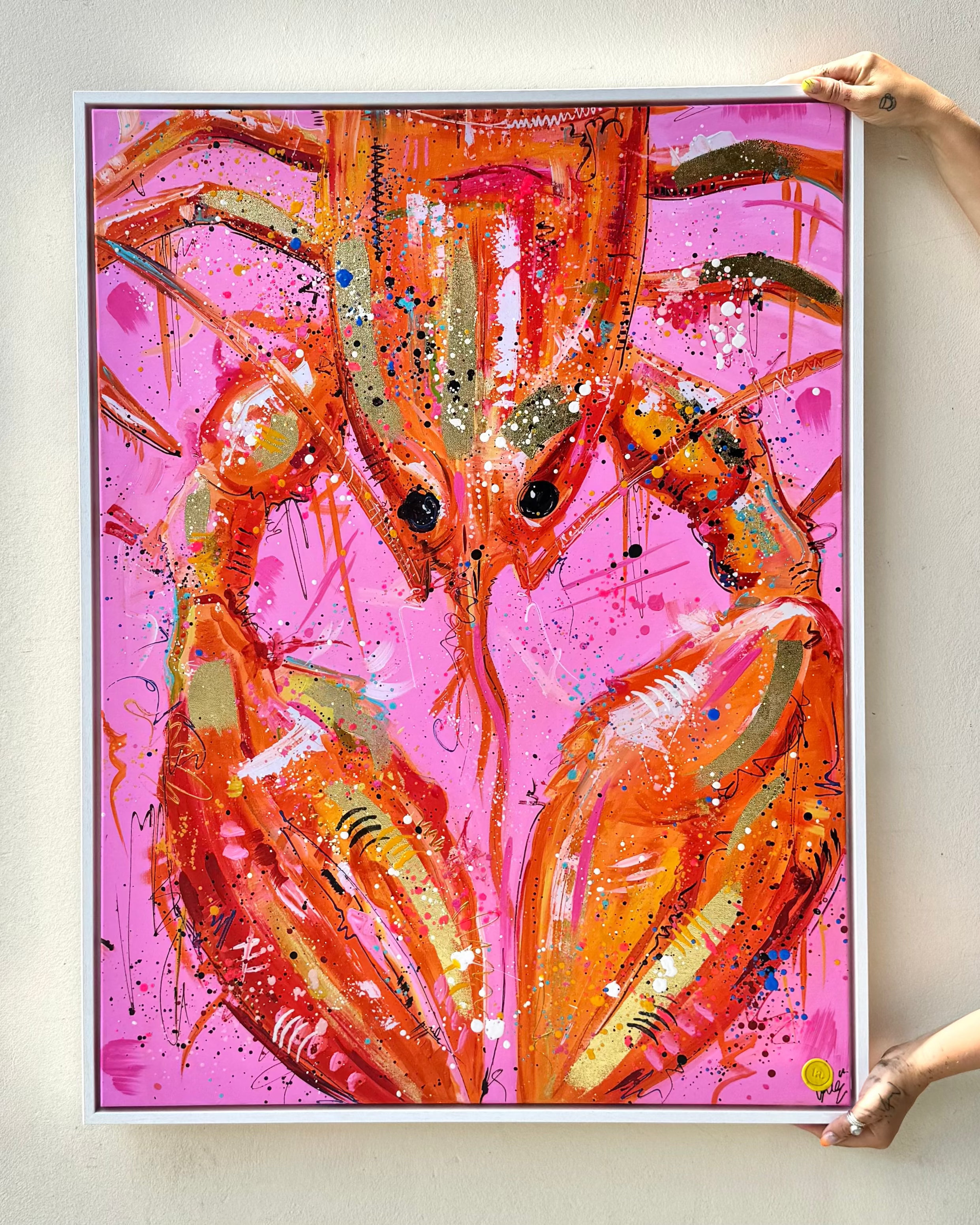 Hand Embellished Louisa the Langoustine