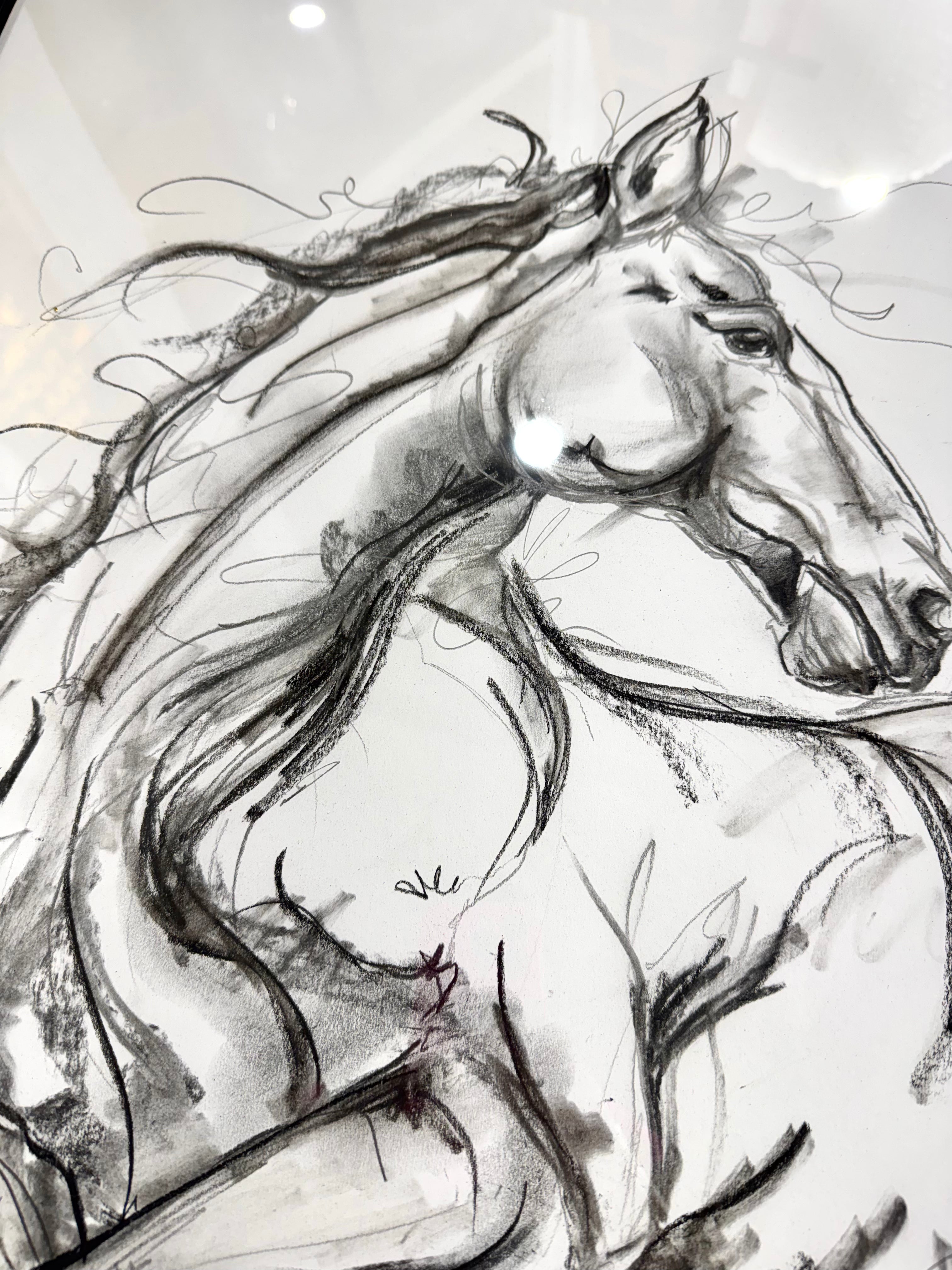 SOLD - Horse Sketch Large #1