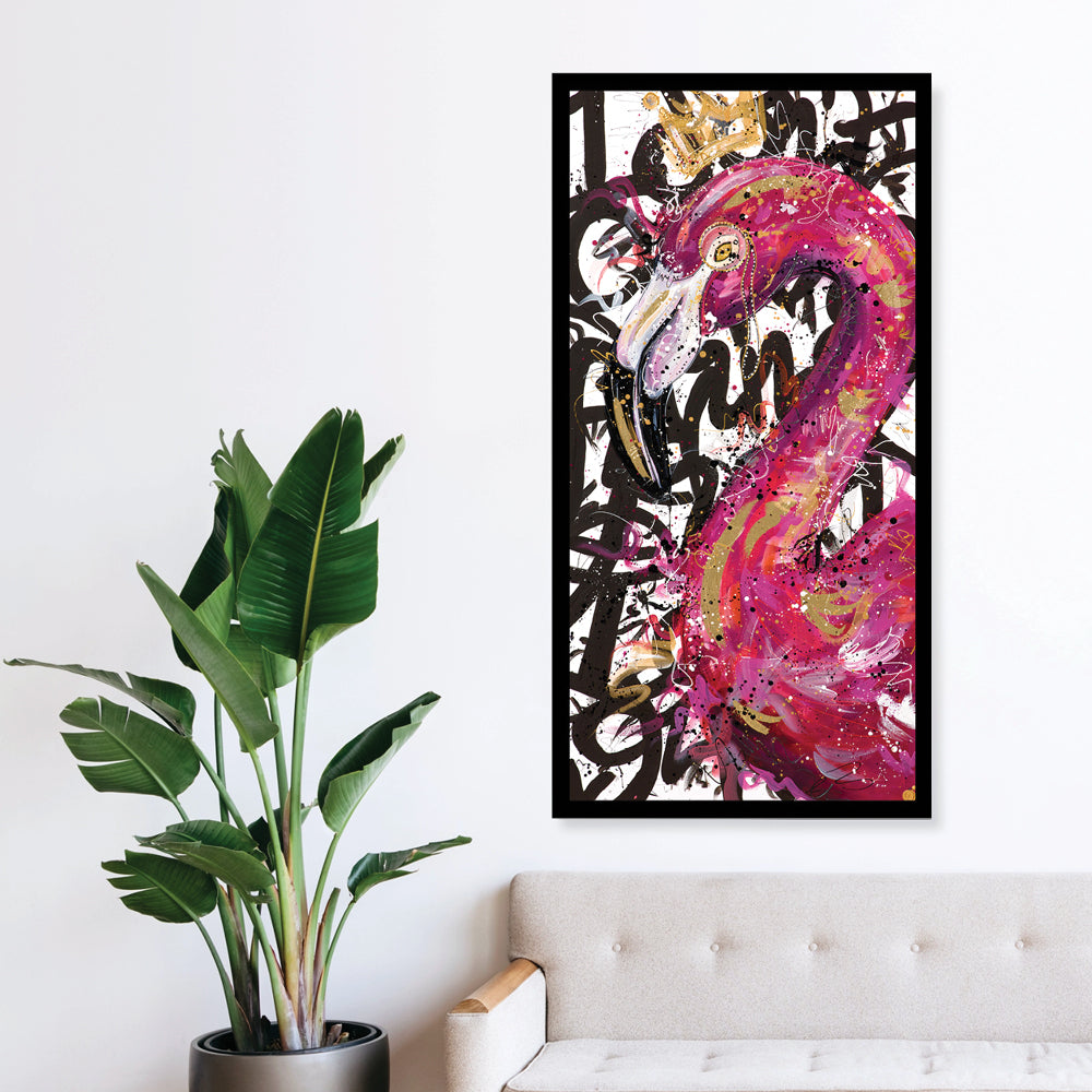 Florence the Flamingo Print