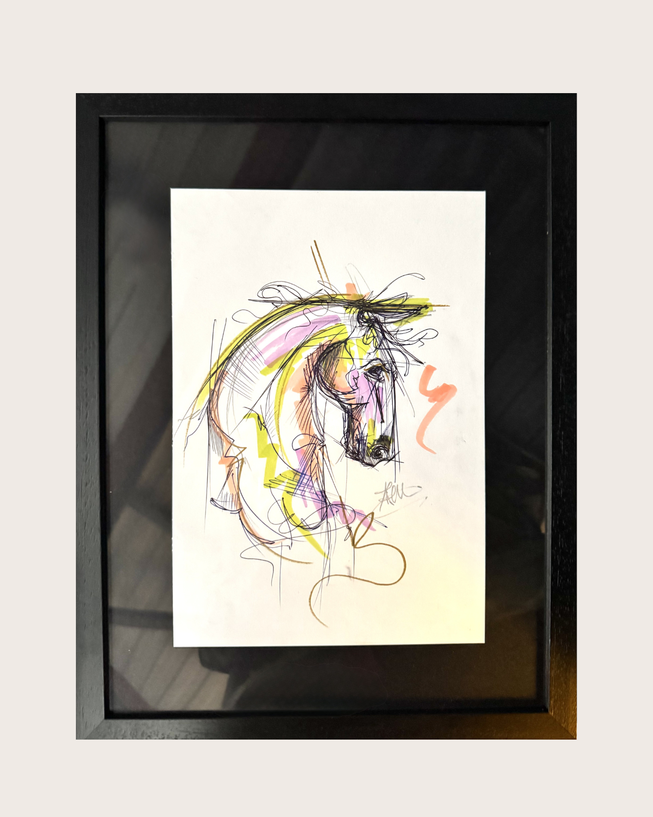 Horse Sketch Small #4