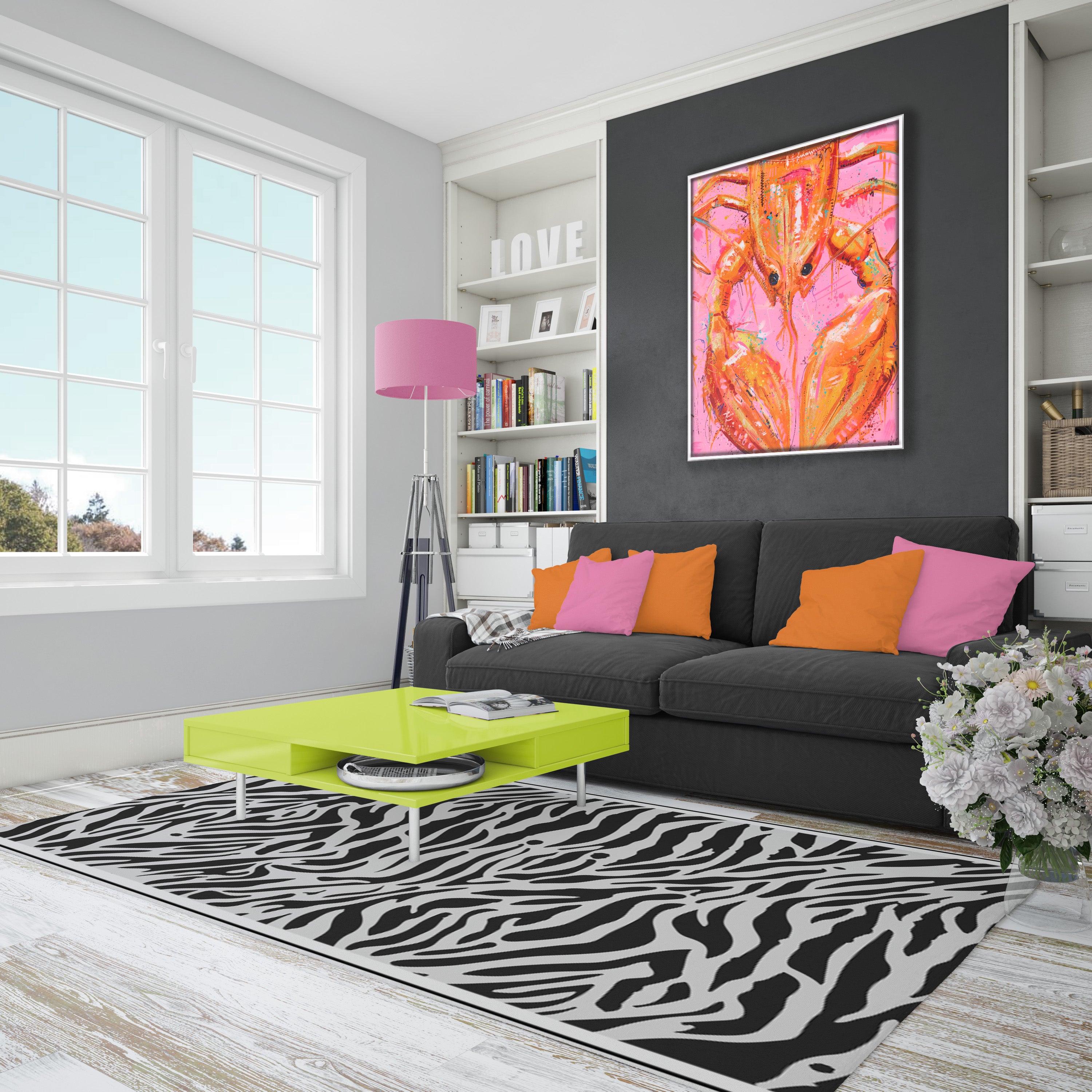 Hand Embellished Louisa the Langoustine