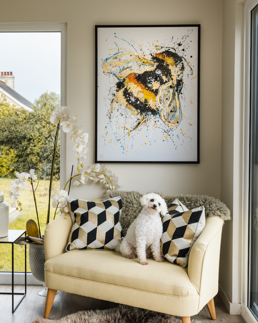 Hand Embellished Busta the Bee