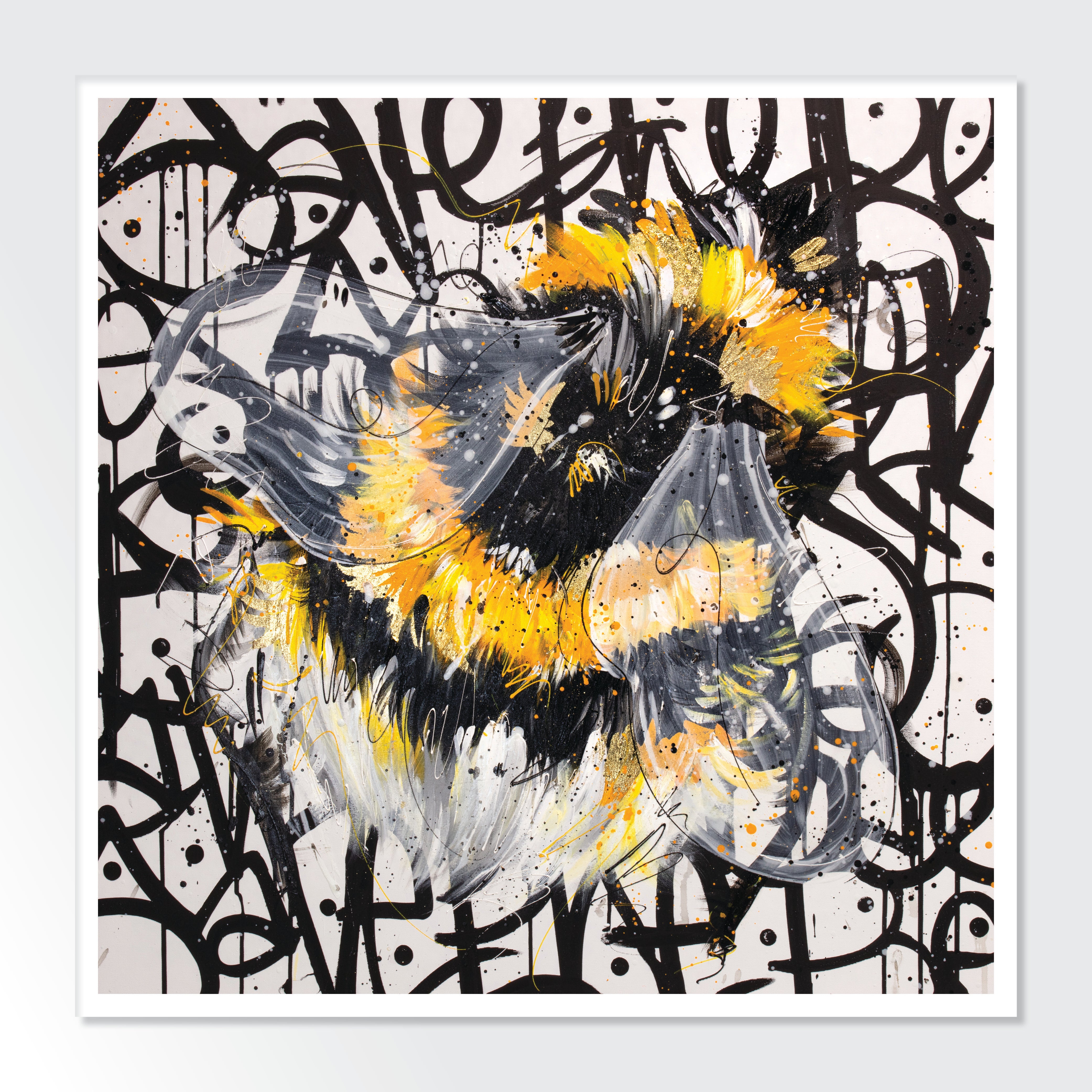 Graffiti Bee Print