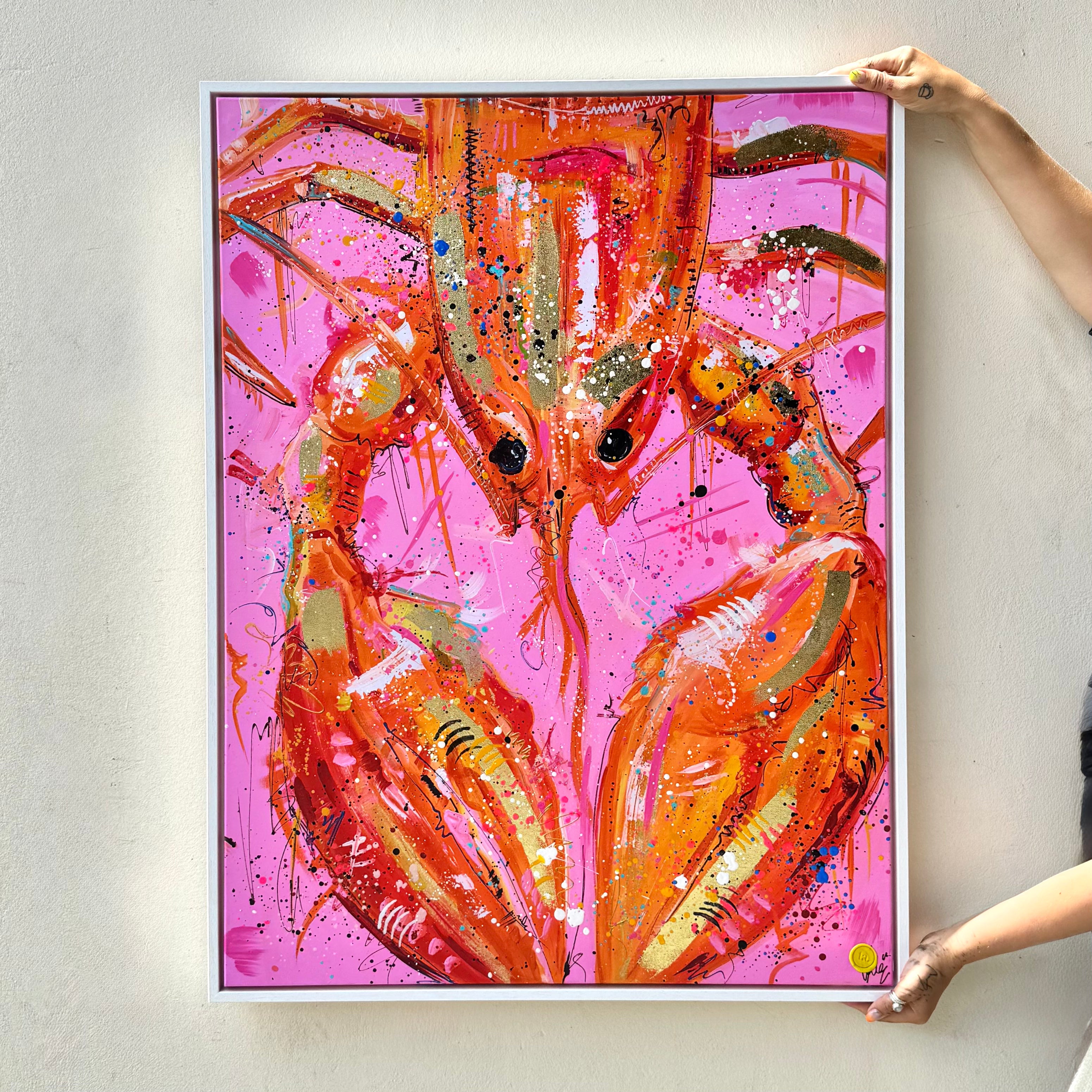 Hand Embellished Louisa the Langoustine
