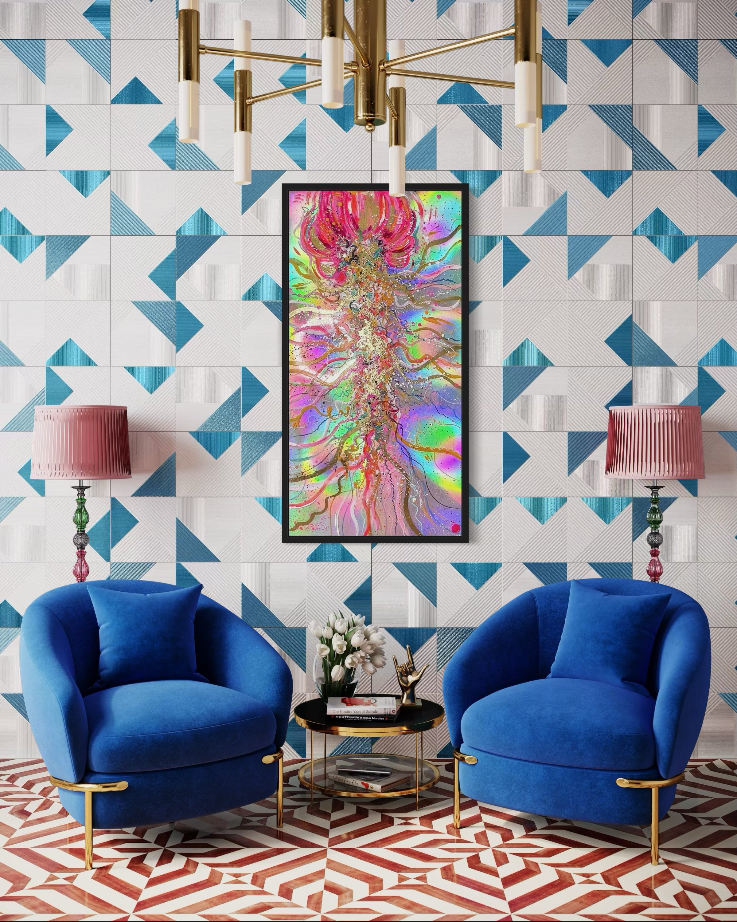 Available through JARO Gallery - Calypso the Holographic Jellyfish 🪼 Original