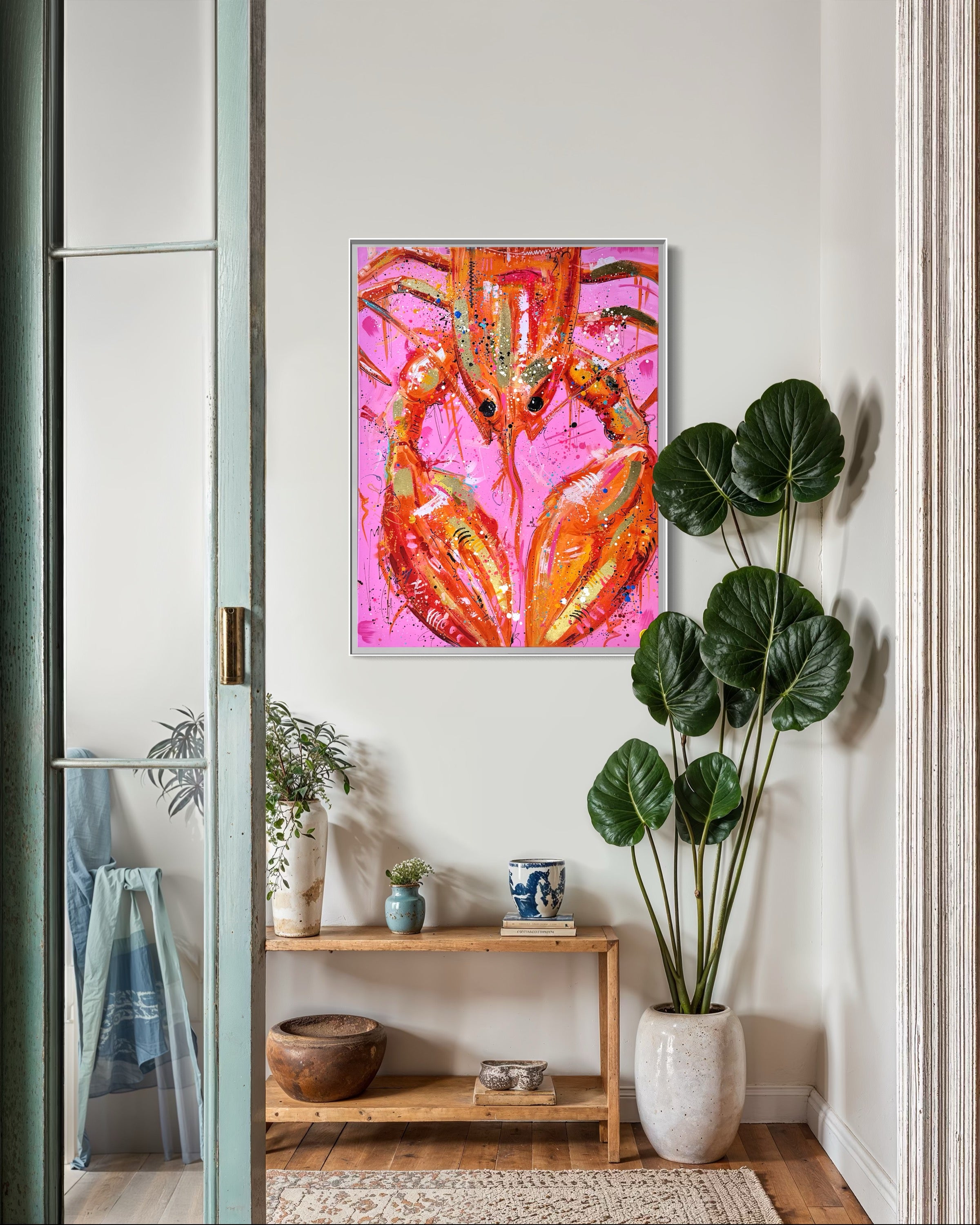 Hand Embellished Louisa the Langoustine