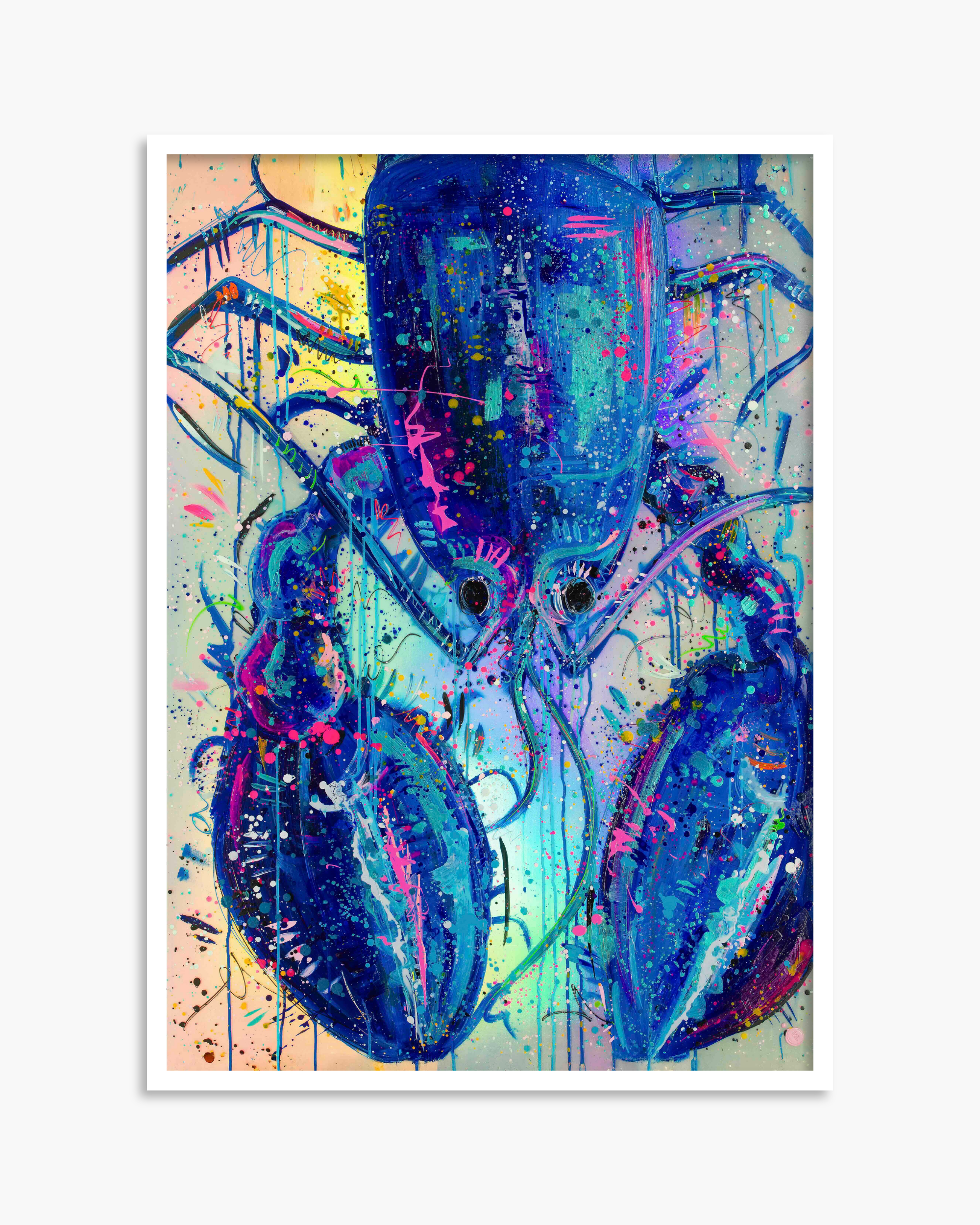 Larissa the Lobster Standard Print