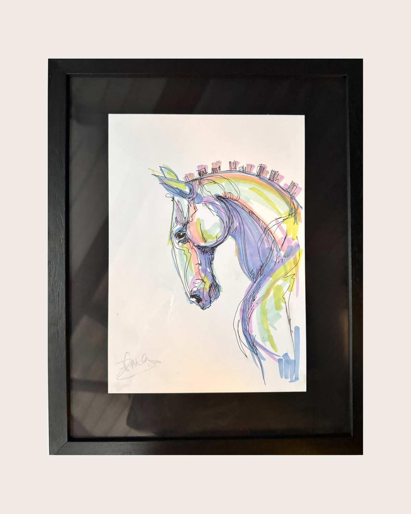 Horse Sketch Small #3