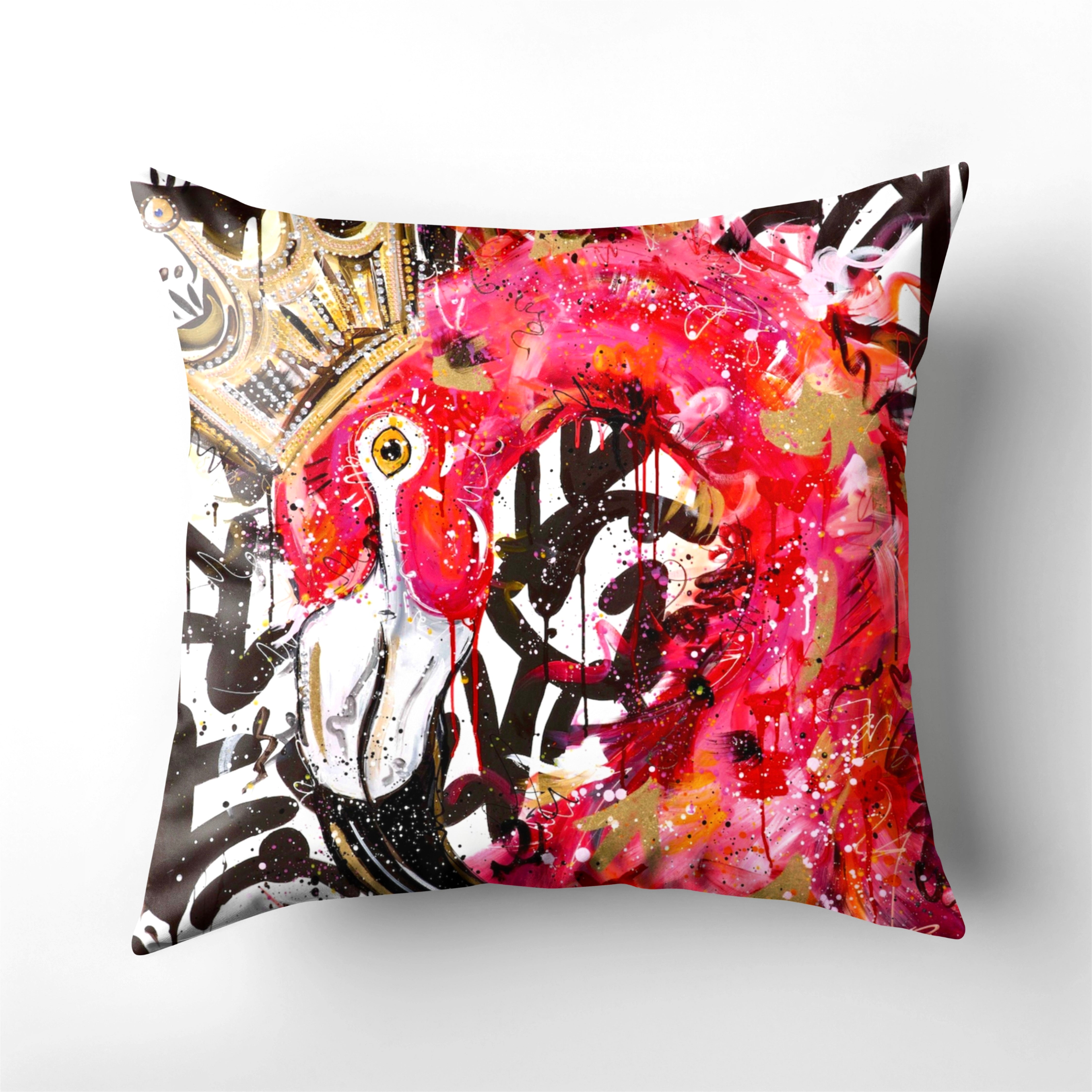 Estelle the Flamingo Cushion